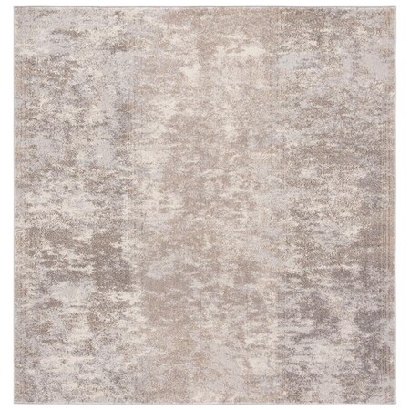 Safavieh 8 x 8 ft. Madison 400 Power Loomed Square Area Rug Grey & Beige MAD471G-8SQ